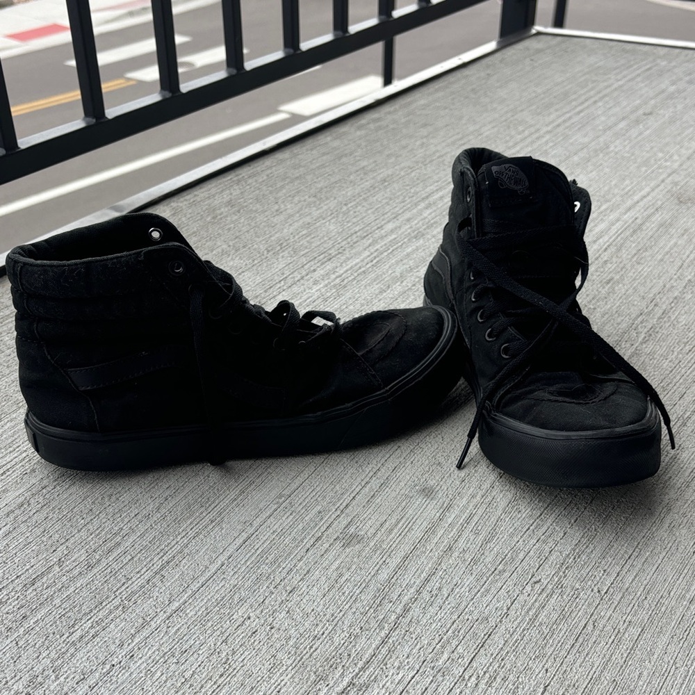 Vans Black High-Top Sneakers
